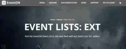 EventOn Events Lists Extended Add-on