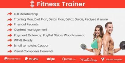 Fitness Trainer – Training Membership Plugin