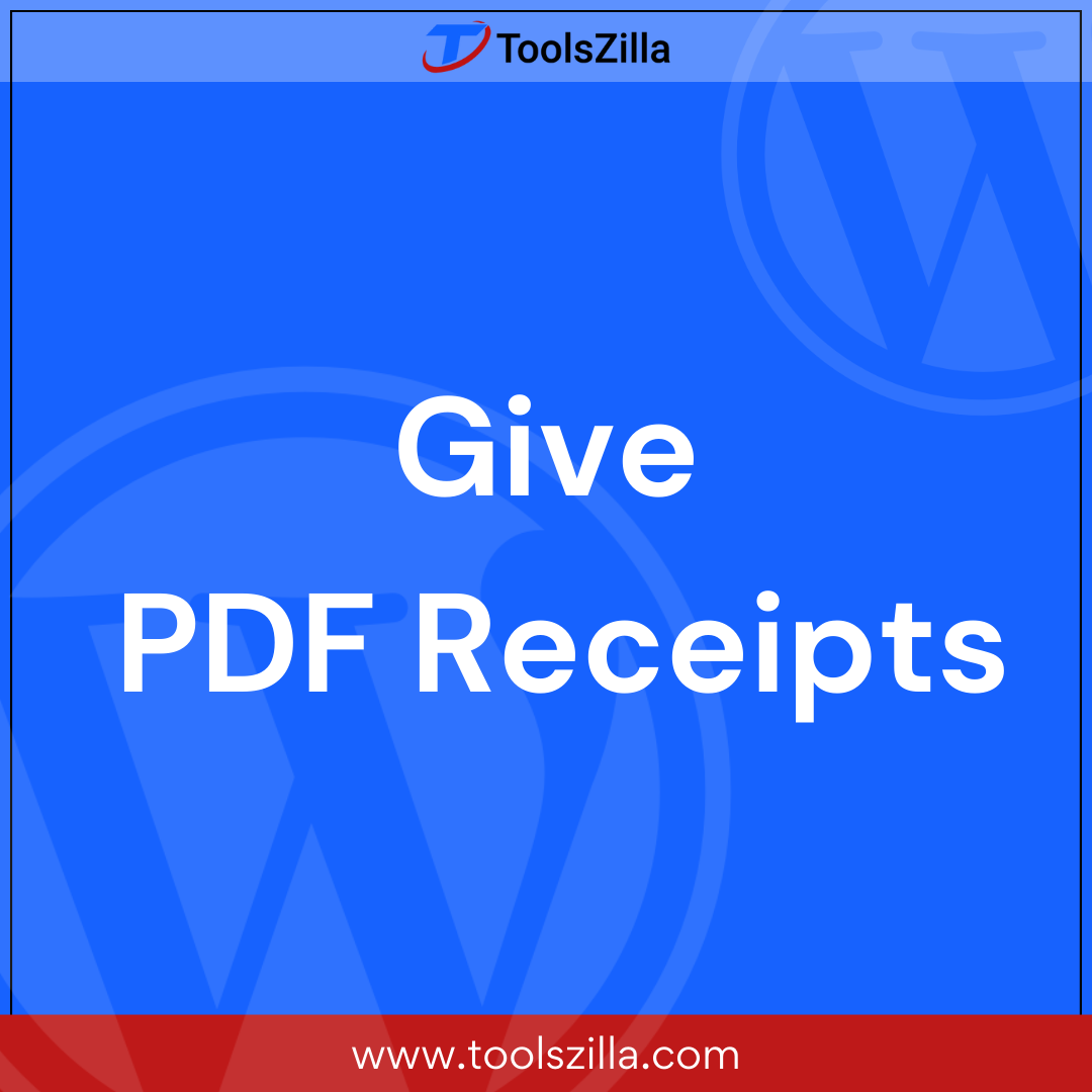 Give – PDF Receipts