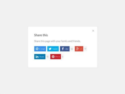 Popup Builder Social