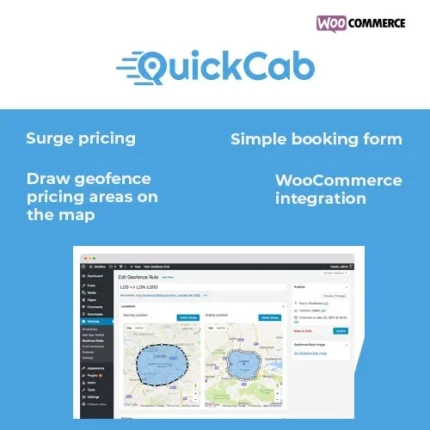 QuickCab- WooCommerce Taxi Booking Plugin