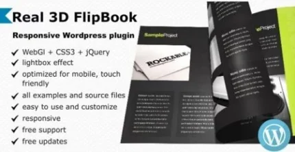 Real3D FlipBook WordPress Plugin