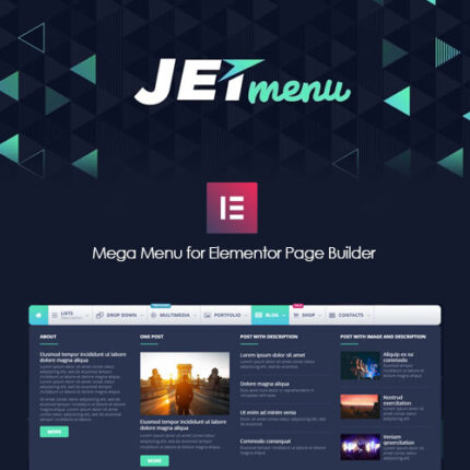 JetMenu – Mega Menu for Elementor Page Builder