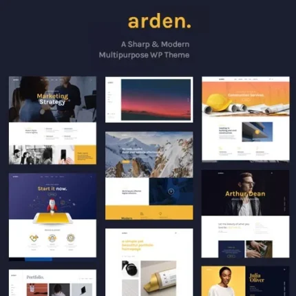 Arden – A Sharp & Modern Multipurpose WordPress Theme - ToolsZilla