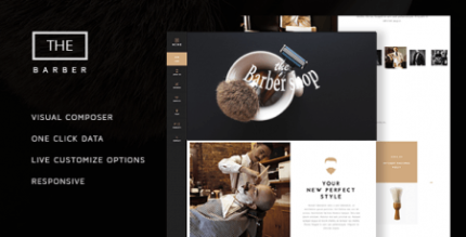 The Barber Shop – One Page Theme For Hair Salon