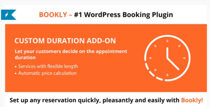 Bookly Custom Duration (Add-on)