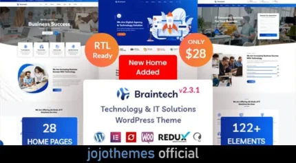 Braintech – Technology & IT Solutions WordPress Theme v2.4.4