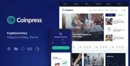 Coinpress | ICO Cryptocurrency Magazine & Blog Theme