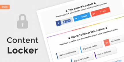 MyThemeShop – Content Locker Pro