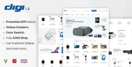 Digi – Electronics Store WooCommerce Theme 1.7.2