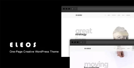Eleos – One Page Creative WordPress Theme 1.3.3