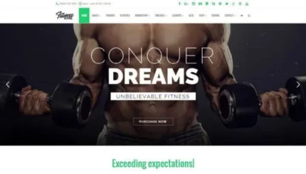 Fitness WordPress Theme 14.0.3