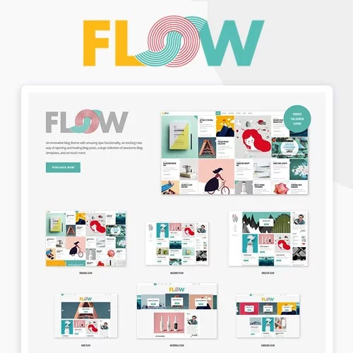 Flow – A Fresh Creative Blog Theme - ToolsZilla