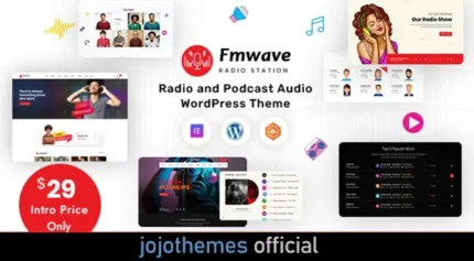 Fmwave – Radio Station WordPress Theme + RTL v2.3