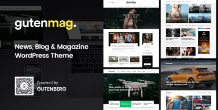 GutenMag – Gutenberg WordPress Theme for Magazine and Blog 1.1.6