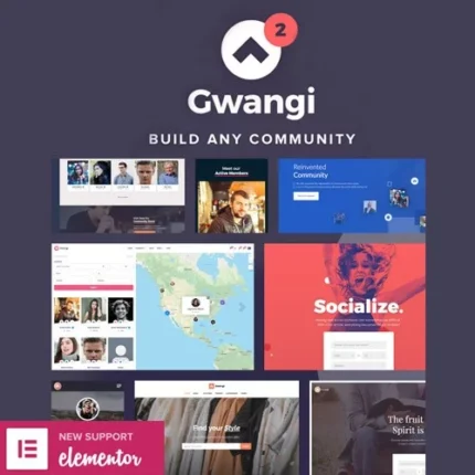 Gwangi – PRO MultiPurpose Membership, Social Network & BuddyPress Community Theme 2.4.0