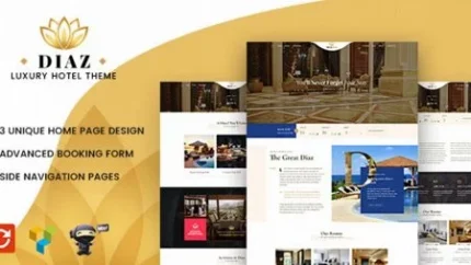 Hotel Diaz – Hotel Booking Theme Version 2.6