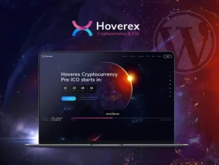 Hoverex | Cryptocurrency & ICO WordPress Theme + Spanish Version 1.3.3
