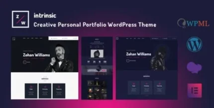 Intrinsic – Creative Personal Portfolio WordPress Themes 1.0.2