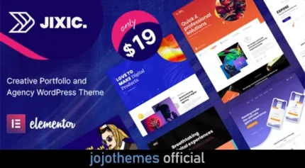 Jixic – Portfolio & Agency WordPress Theme v1.4