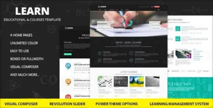 Learn – Education, eLearning WordPress Theme 1.0.9.2