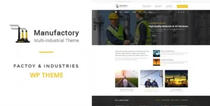 Manufactory Multi-Industrial WordPress Theme 1.0
