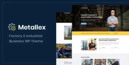 Metallex – Industrial And Engineering WordPress Theme 1.0