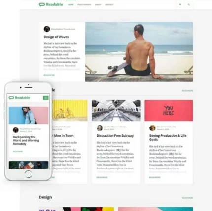 Readable Blogging WordPress Theme Focused on Readability