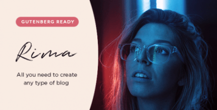 Rima – Personal Blog WordPress Theme
