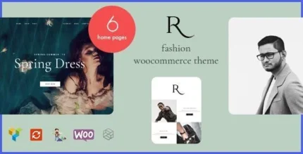 R fashion woocommerce theme