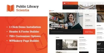 Science | Public Library & Book Store Education Theme