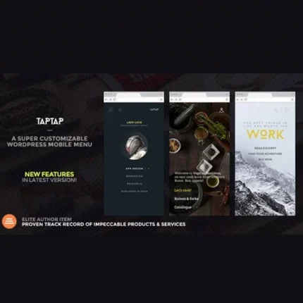 TapTap- A Super Customizable WordPress Mobile Menu