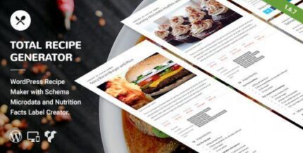 Total Recipe Generator for Elementor