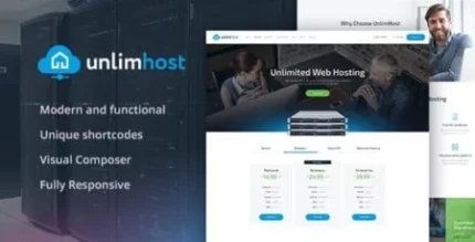 UnlimHost – Web Hosting & Internet Technology Theme