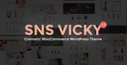 Vicky – Cosmetic WordPress WooCommerce Theme