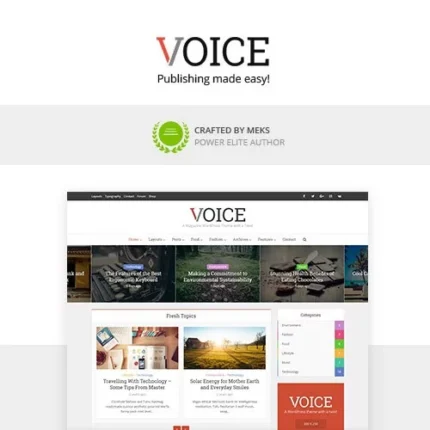 Voice – Clean News-Magazine WordPress Theme