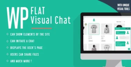 WP Flat Visual Chat | Live Chat & Remote View for WordPress