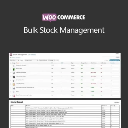 WooCommerce Bulk Stock Management