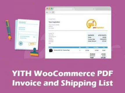 YITH Woocommerce PDF Invoice and Shipping List Premium