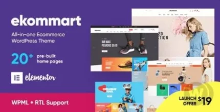 ekommart – All-in-one eCommerce WordPress Theme