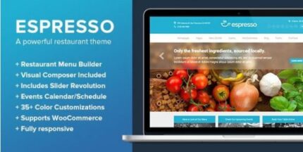 Espresso – A WordPress Theme for Restaurants 2.1