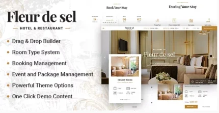 Fleurdesel – Book Hotel WordPress Theme