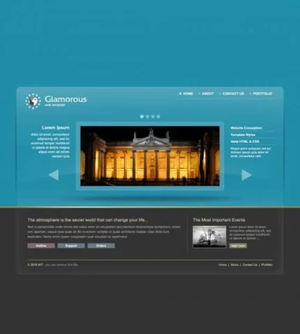 Glamorous WordPress Theme 1.4