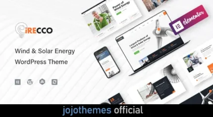 iRecco – Wind & Solar Energy WordPress Theme v1.2.0