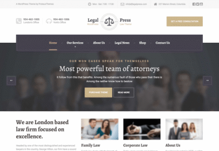 LegalPress WordPress Theme 2.4.0