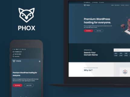 Phox – WordPress Hosting & WHMCS Theme