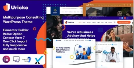 Uricko – Multipurpose Consulting WordPress Theme