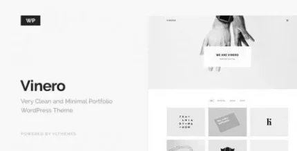 Vinero – Very Clean and Minimal Portfolio