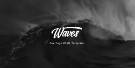 Waves – Fullscreen Video One-Page WordPress Theme