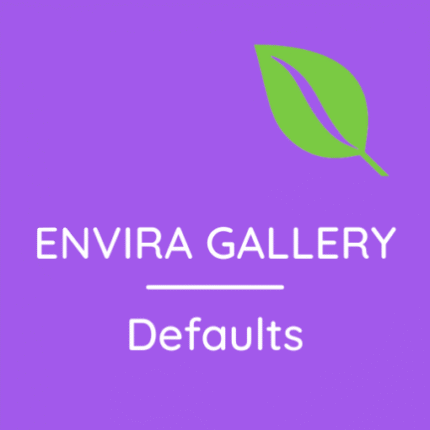 Envira Gallery – Defaults Addon